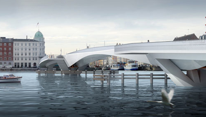 Copenhagen, Inderhavnen Bridge, Denmark
